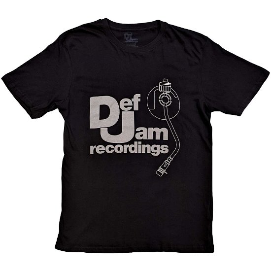 Def Jam Recordings Unisex T-Shirt: Logo & Stylus - Def Jam Recordings - Merchandise -  - 5056561059211 - 