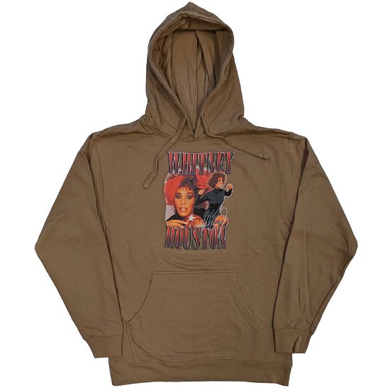 Cover for Whitney Houston · Whitney Houston Unisex Pullover Hoodie: 90s Homage (Hoodie) [size S]