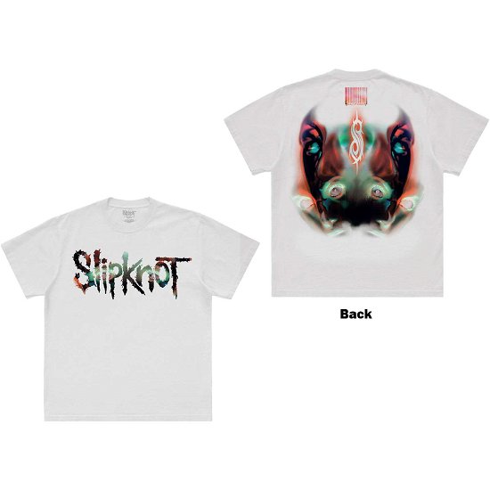 Slipknot Unisex T-Shirt: Adderall Faceback (Back Print) - Slipknot - Koopwaar -  - 5056561088211 - 