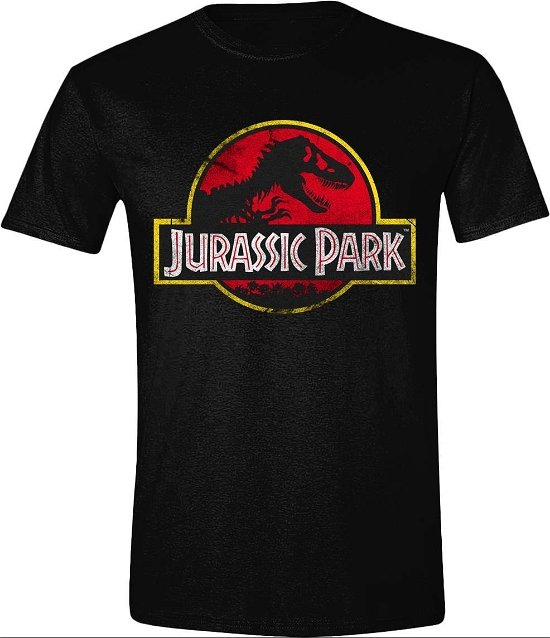 Jurassic Park T-Shirt Distressed Logo Größe S (Legetøj) (2024)