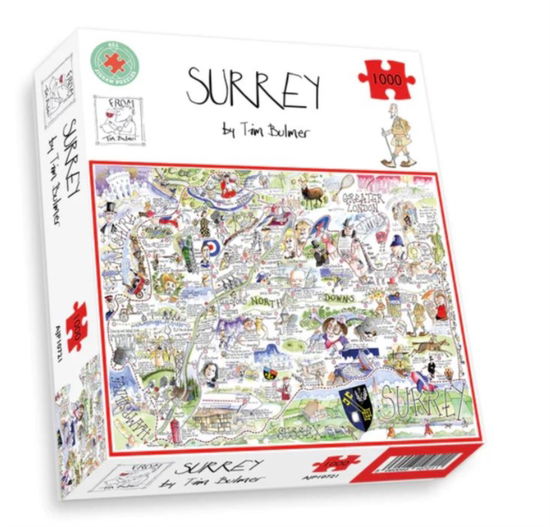 Map of Surrey Jigsaw 1000 Piece Puzzle -  - Merchandise - ALL JIGSAW PUZZLES - 5060085107211 - May 11, 2023