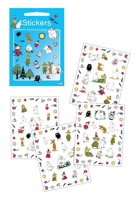 Mumitroldene - Mumi & familien klistermærker - Barbo Toys - Livres - Barbo Toys - 5704976071211 - 4 novembre 2020