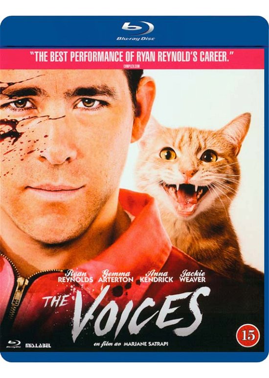 Cover for Ryan Reynolds / Gemma Arterton / Anna Kendrick / Jacki Weaver · The Voices (Blu-ray) (2015)