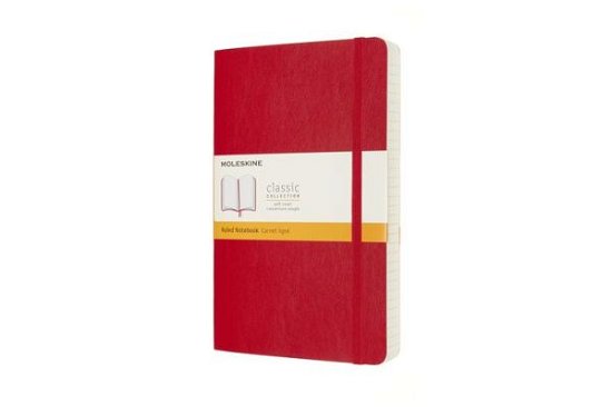 Cover for Moleskine Expanded Large Ruled Softcover Notebook: Scarlet Red (Buch) (2020)
