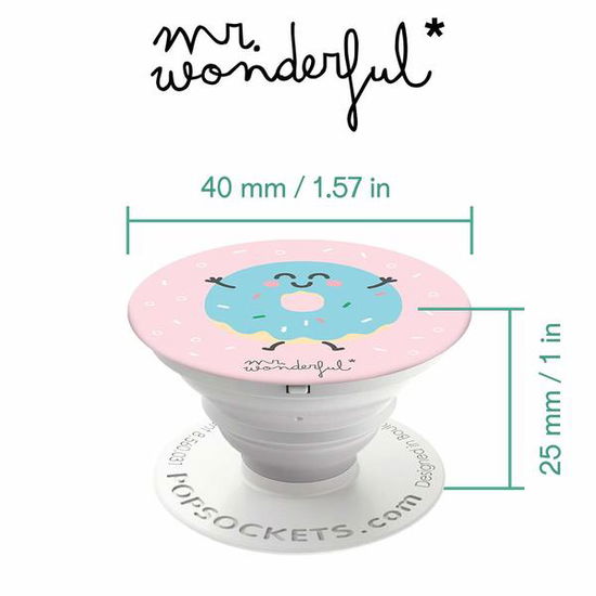 Pop Socket Mrw Donut - Mr. Wonderful - Fanituote - MR WONDERFUL - 8055186274211 - sunnuntai 1. syyskuuta 2019