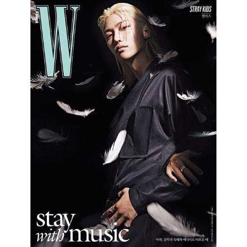 Cover for STRAY KIDS · W Korea June 2024 (Magazine) [Felix edition] [M Version] (2024)