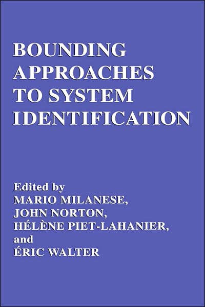 Cover for Milanese · Bounding Approaches to System Identification (Hardcover Book) (1996)