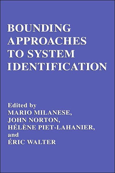 Cover for Milanese · Bounding Approaches to System Identification (Gebundenes Buch) (1996)