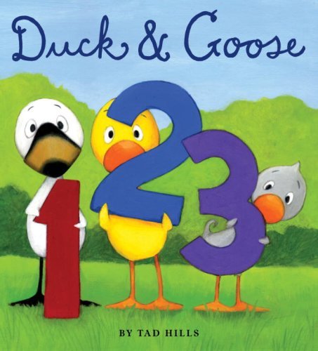 Cover for Tad Hills · Duck &amp; Goose, 1, 2, 3 (Board book) [Brdbk edition] (2008)