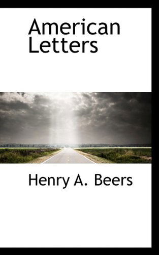 Cover for Henry A. Beers · American Letters (Paperback Book) (2009)