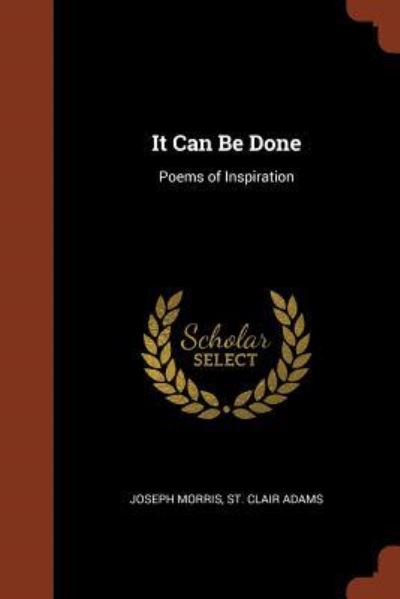 Cover for Joseph Morris · It Can Be Done (Paperback Book) (2017)