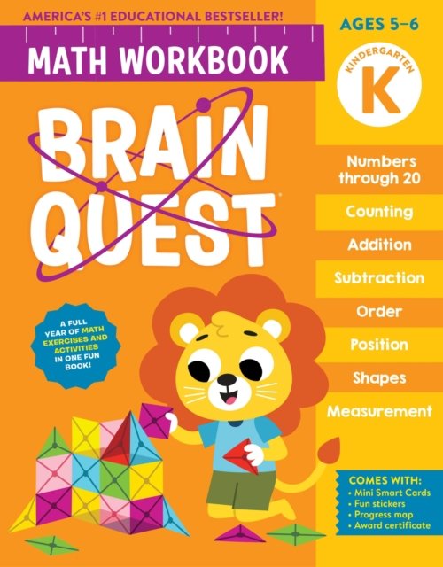 Cover for Workman Publishing · Brain Quest Math Workbook: Kindergarten (Taschenbuch) (2024)