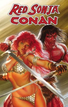 Cover for Victor Gischler · Red Sonja / Conan: The Blood of a God (Innbunden bok) (2016)