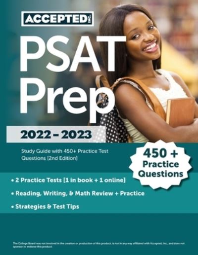 Cover for Cox · PSAT Prep 2022-2023: Study Guide with 450+ Practice Test Questions [2nd Edition] (Paperback Book) (2022)