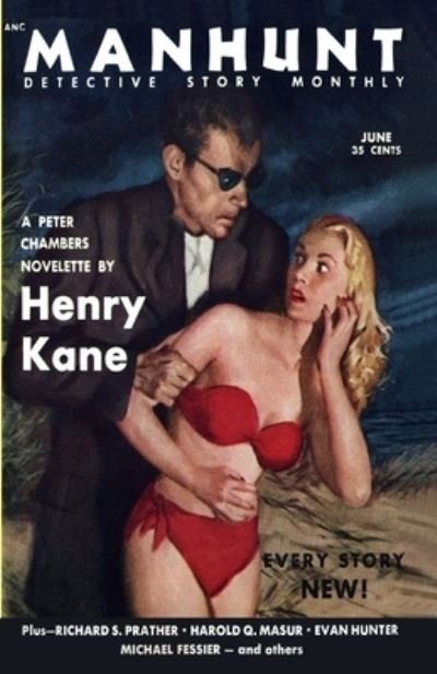Cover for Henry Kane · Manhunt, June 1953 (Pocketbok) (2021)