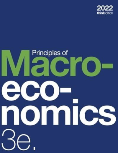 Cover for David Shapiro · Principles of Macroeconomics 3e (Book) (2023)