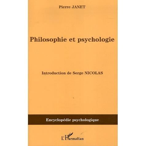 Cover for Pierre Janet · Philosophie et psychologie (Paperback Book) (2020)