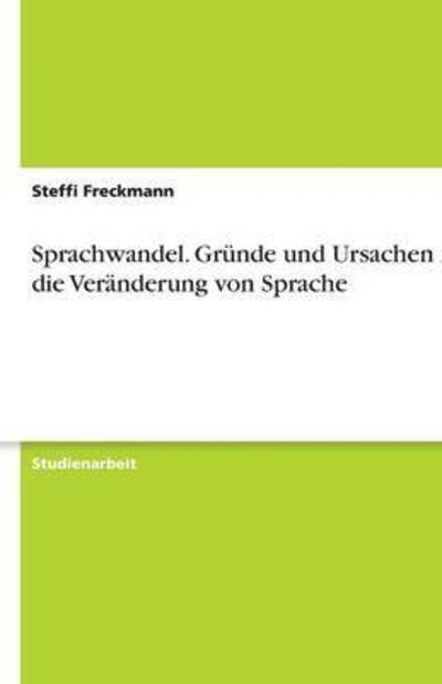 Cover for Freckmann · Sprachwandel (Book) [German edition] (2009)