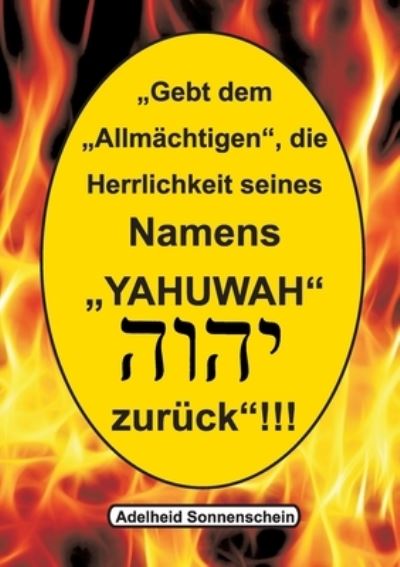 Cover for Sonnenschein · Gebt dem Allmächtigen die (N/A) (2021)