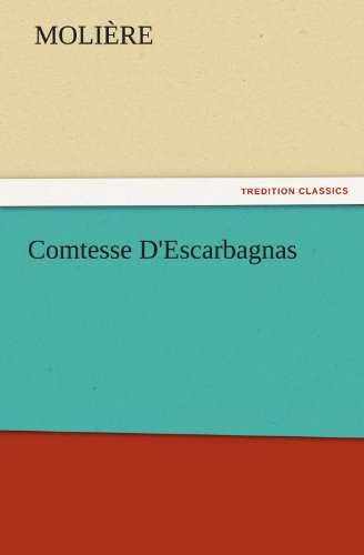 Cover for Molière · Comtesse D'escarbagnas (Tredition Classics) (Paperback Book) (2011)