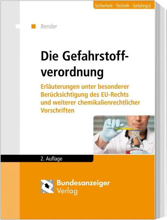 Cover for Bender · Gefahrstoffverordnung (Book)