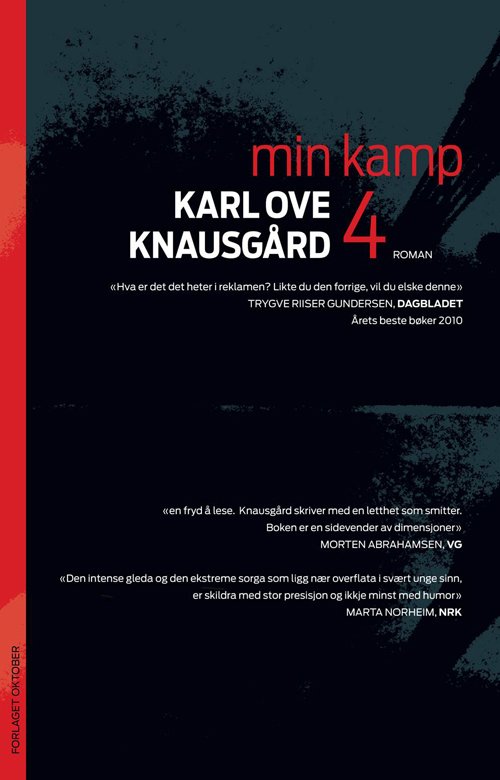Cover for Karl Ove Knausgård · Min kamp: fjerde bok (Book) [2e édition] (2011)
