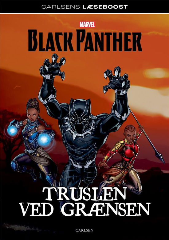 Cover for Marvel · Carlsens Læseboost – Marvel: Black Panther - Truslen ved grænsen (Bound Book) [1. Painos] (2023)