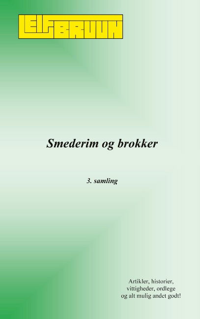 Cover for Leif Bruun · Smederim og brokker (Paperback Book) [1e uitgave] (2020)