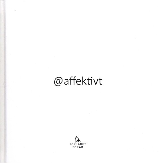 Cover for @affektivt (Bound Book) [1e uitgave] (2018)