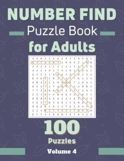 Cover for Infamily Wecan · Number find puzzle book for adults. Volume 4 (Paperback Bog) (2020)