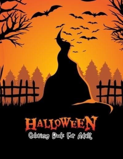 Cover for Ssr Press · Halloween Coloring Book For Adult (Paperback Book) (2020)