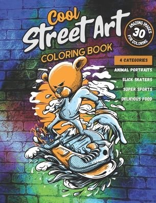 Cover for Rhu Creations · Cool Street Art Coloring Book (Pocketbok) (2020)