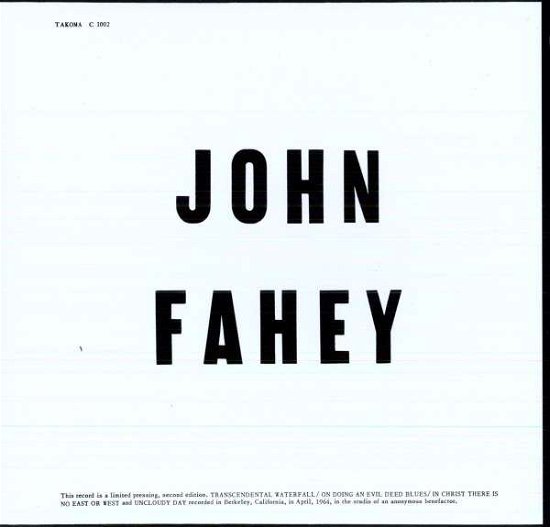 Cover for John Fahey · Blind Joe Death Vol.1 (LP) (2010)