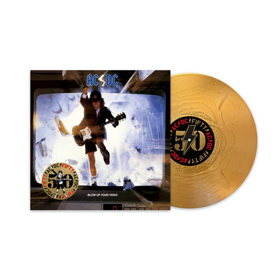 Cover for Ac/Dc · Blow Up Your Video (LP) [Limited Gold Vinyl edition] (2024)