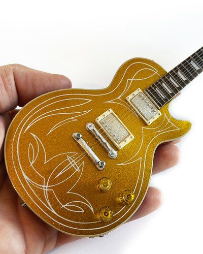 Billy F Gibbons Gibson Les Paul Gold Mini Guitar (MERCH) (2023)