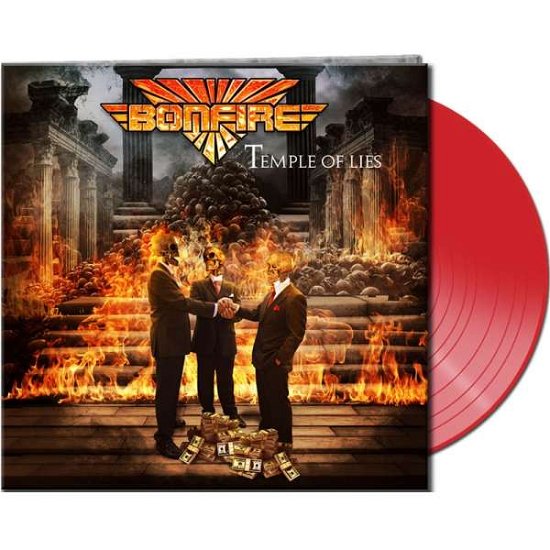 Temple of Lies (Red Vinyl) - Bonfire - Musiikki - ABP8 (IMPORT) - 0884860209212 - perjantai 13. huhtikuuta 2018