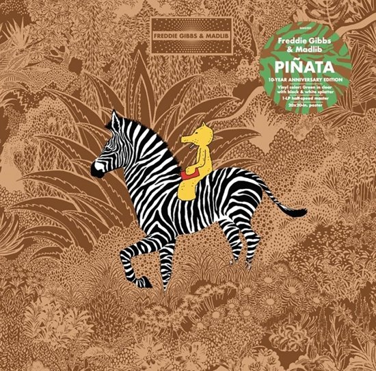 Cover for FREDDIE GIBBS &amp; MADLIB · Pinata - GREEN CLEAR WHITE (LP) [RSD 2024 Coloured edition] (2024)