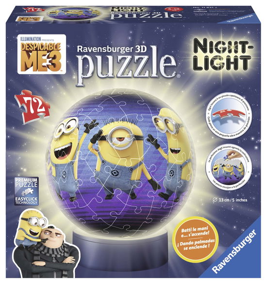 Cover for Ravensburger · Ravensburger - 3D Puzzle ?????????? ????? 72 ???. Minions (11821) (MERCH)