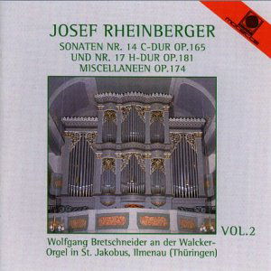 Volume 2-Sonaten No.14 - J. Rheinberger - Musiikki - MOTETTE - 4008950122212 - lauantai 14. huhtikuuta 2001