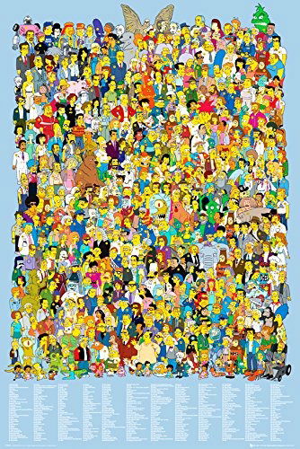 Cover for Simpsons · Simpsons (The) - Cast 2012 (Poster Maxi 61x91,5 Cm) (Leketøy)