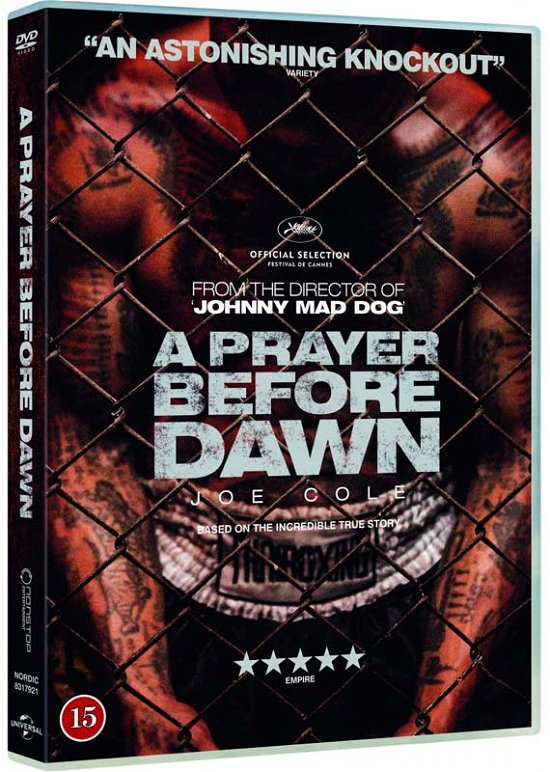 Cover for A Prayer Before Dawn (DVD) (2019)