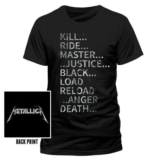Album Text (Gr.S) - Metallica - Merchandise -  - 5054015184212 - 