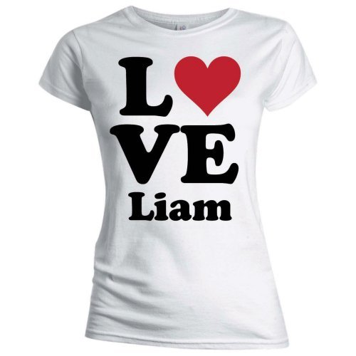 One Direction Ladies T-Shirt: Love Liam (Skinny Fit) - One Direction - Produtos - Global - Apparel - 5055295350212 - 