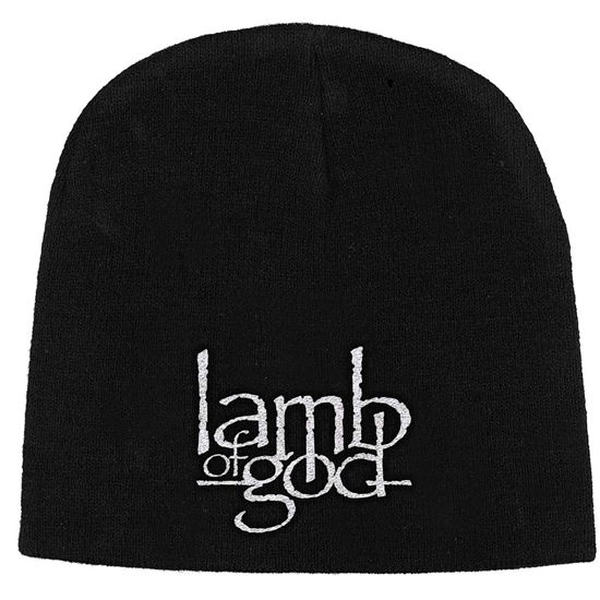 Lamb Of God Unisex Beanie Hat: Logo - Lamb Of God - Produtos -  - 5056365722212 - 