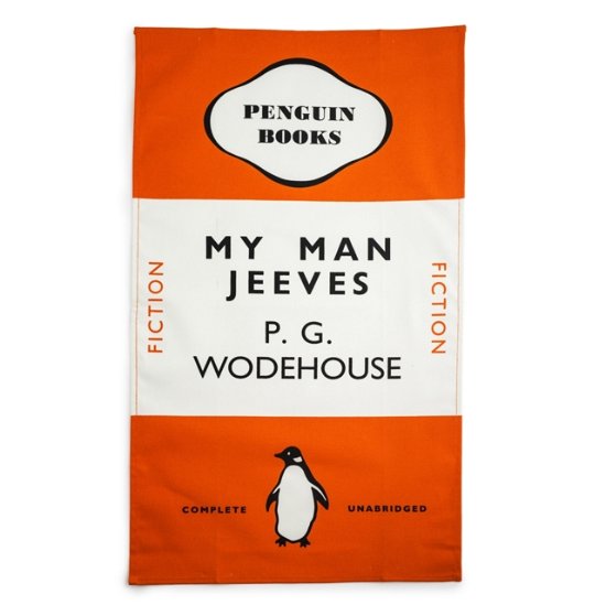 My Man Jeeves Tea Towel Orange - Penguin Tea Towel - P.g. Wodehouse - Andet - PENGUIN MERCHANDISE - 5060312813212 - 8. november 2016
