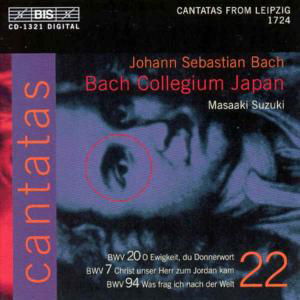 Cover for Johann Sebastian Bach · Cantatas Vol.22 (CD) (2003)