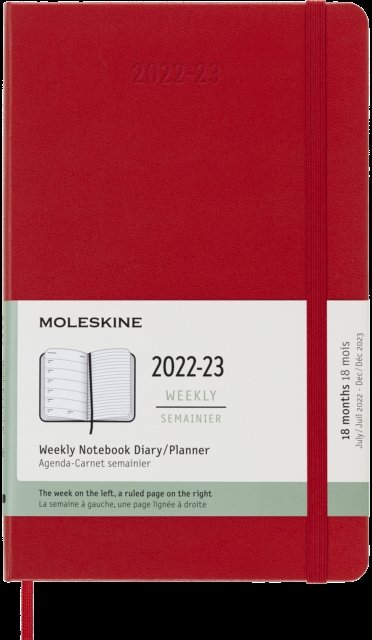Moleskine 2023 18month Weekly Large Hard - Moleskine - Annen - MOLESKINE - 8056598851212 - 17. mars 2022