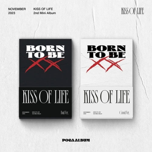 Cover for Kiss of Life · Born To Be XX (Digital Code + Merch) [Random Poca Digital edition] (2023)