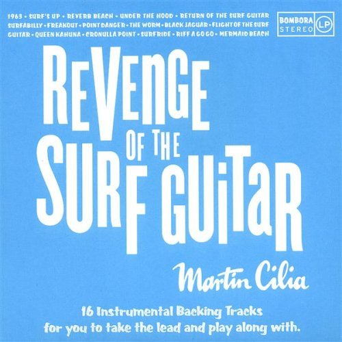 Cover for Martin Cilia · Revenge of the Surf Guitar Backing Tracks (CD) (2007)