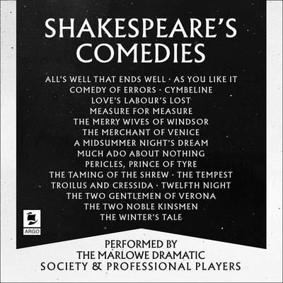 Cover for William Shakespeare · Shakespeare : The Comedies (CD) (2021)